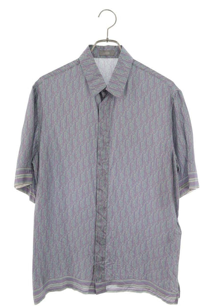 DIOR Oblique All-Over Pattern Silk Shirt Multi Size XXL