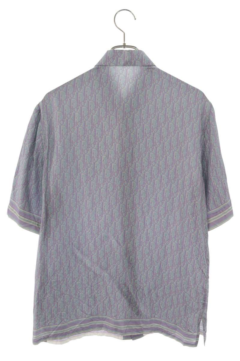 DIOR Oblique All-Over Pattern Silk Shirt Multi Size XXL