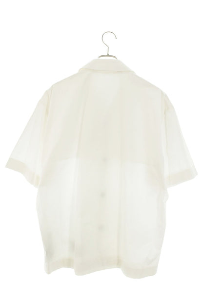 Palm Angels Bowling Short Sleeve Shirt White Size S