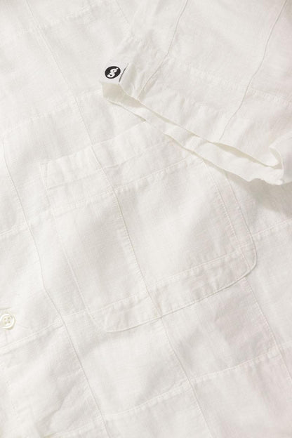 Supreme x GOODENOUGH 25SS Patchwork Madras S S Shirt White Size M
