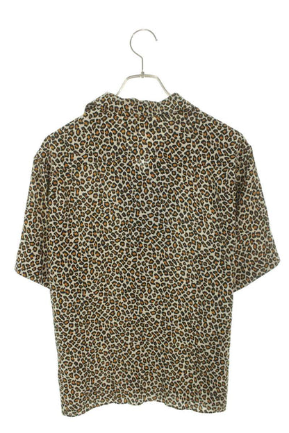CELINE Leopard Short Sleeve Shirt Multi Size XXL