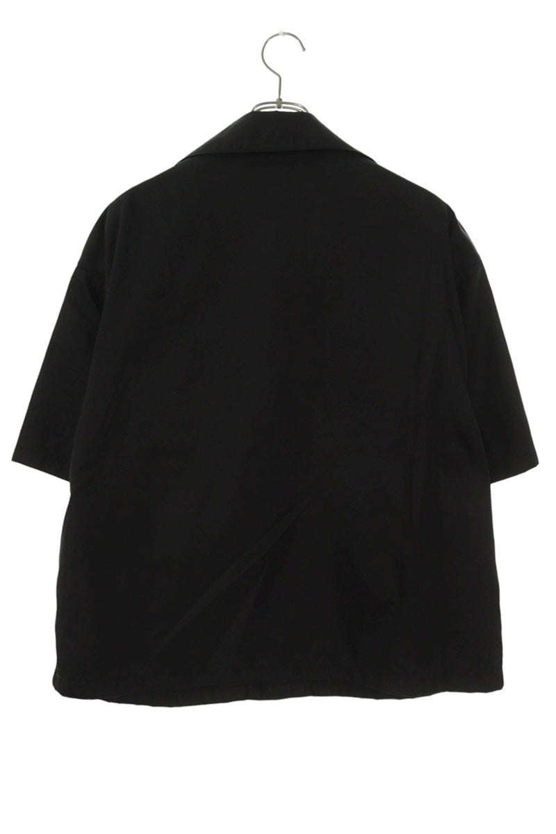 PRADA Re-Nylon Triangle Plate Short Sleeve Shirt Size S