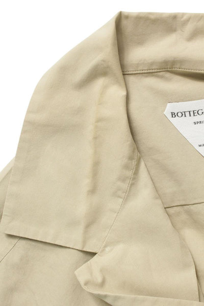 BOTTEGA VENETA 20SS Cotton Short Sleeve Shirt Beige Size XXL