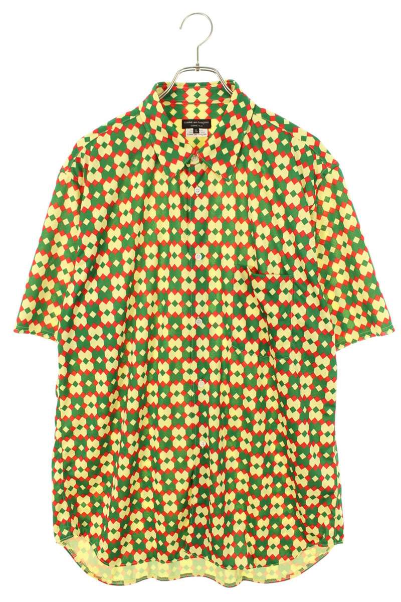 COMME des GARCONS HOMME PLUS AD2025 Geo SS Shirt Size XL