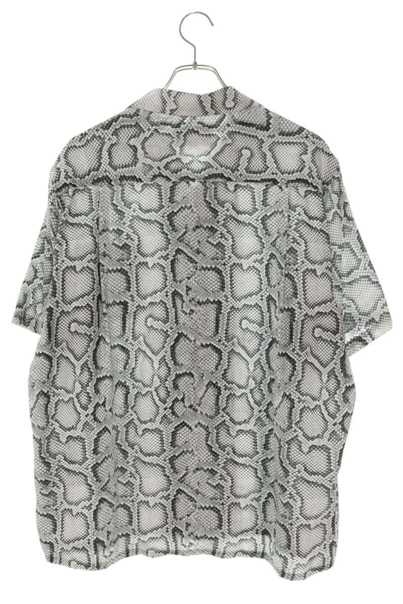 WACKO MARIA 22SS Python Lyocell Aloha Shirt White Size S