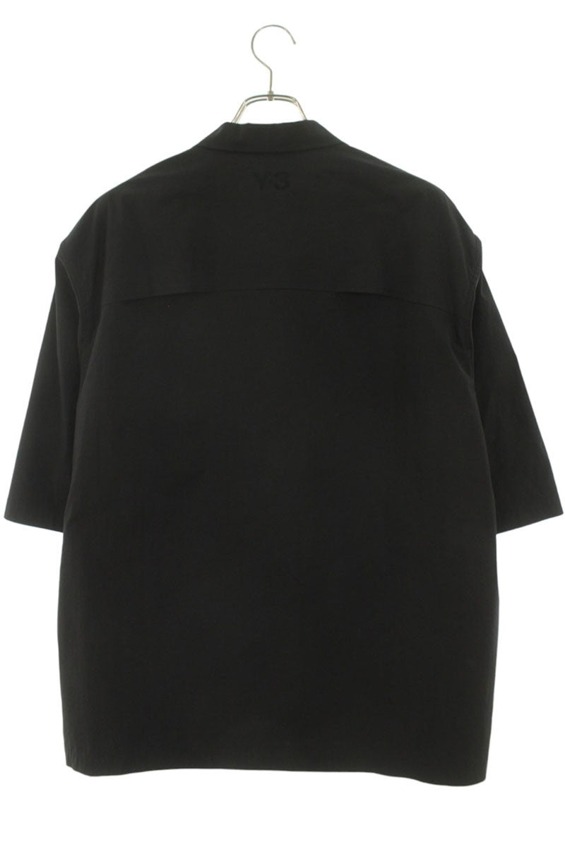 Y-3 Multi-Pocket Nylon Short Sleeve Shirt Black Size M