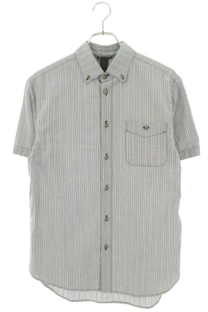 Chrome Hearts Cross Ball Button Stripe Cotton SS Size M