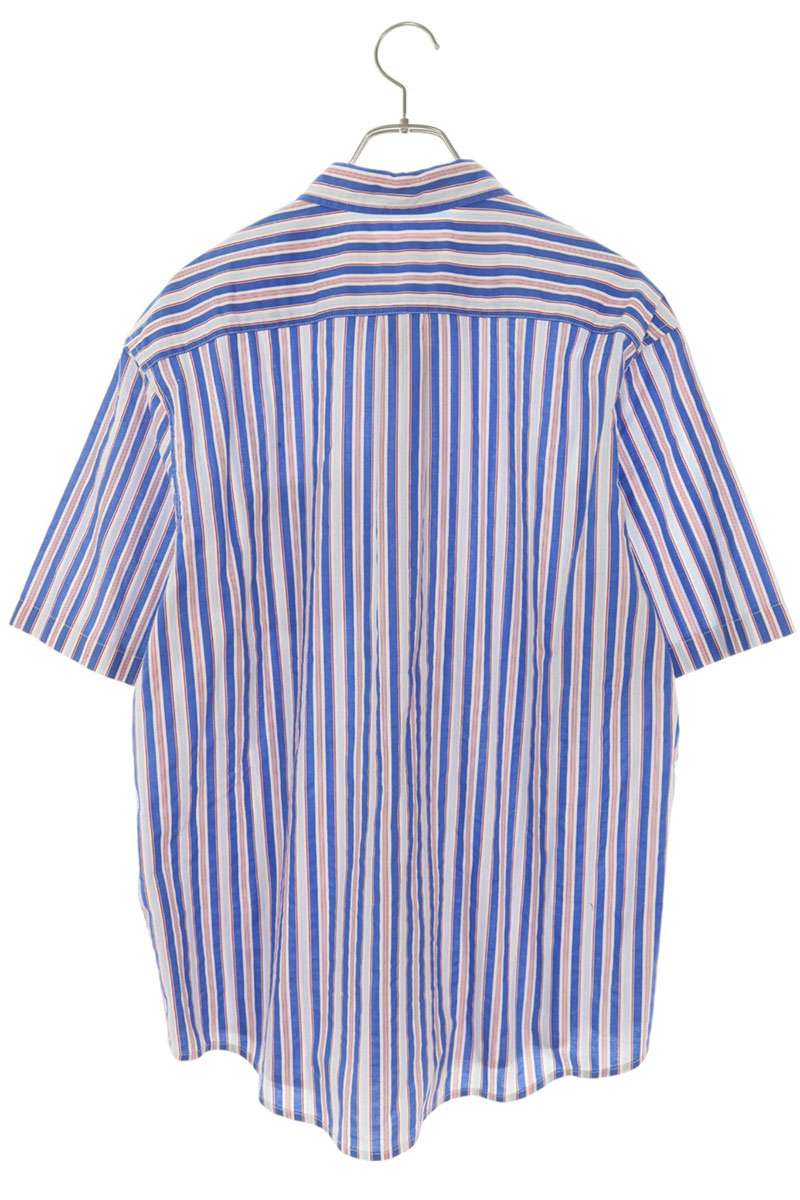 SUPREME Loose Fit Multi Stripe Logo Embroidery SS Size L