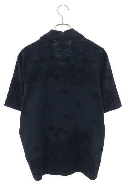 KITH Navy Paisley S/S Shirt Size M