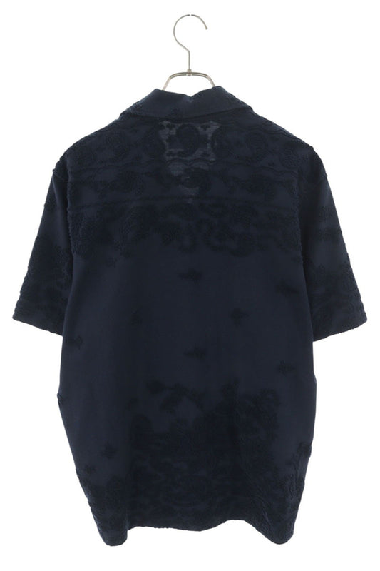 KITH Navy Paisley S/S Shirt Size M
