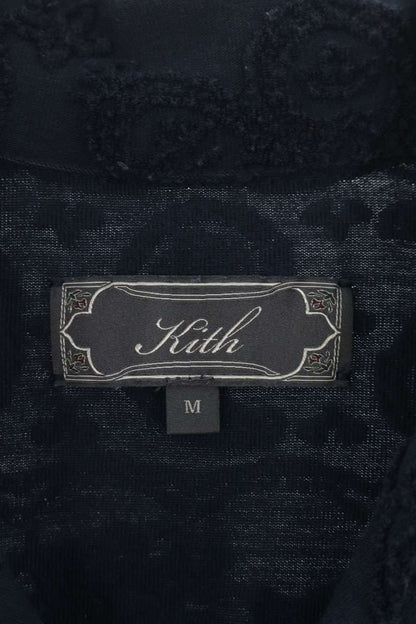 KITH Navy Paisley S/S Shirt Size M