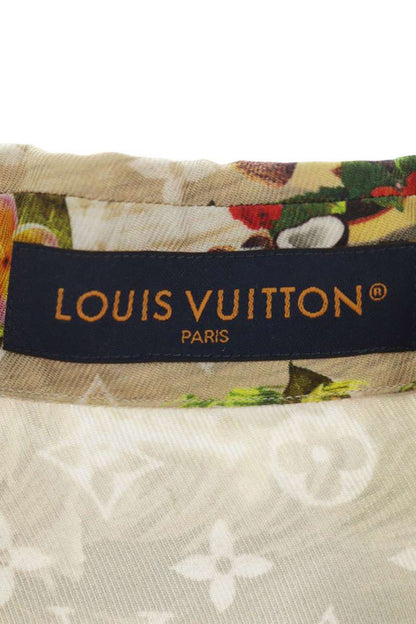 LOUISVUITTON 24AW Monogram All-Over Silk SS Shirt Size M