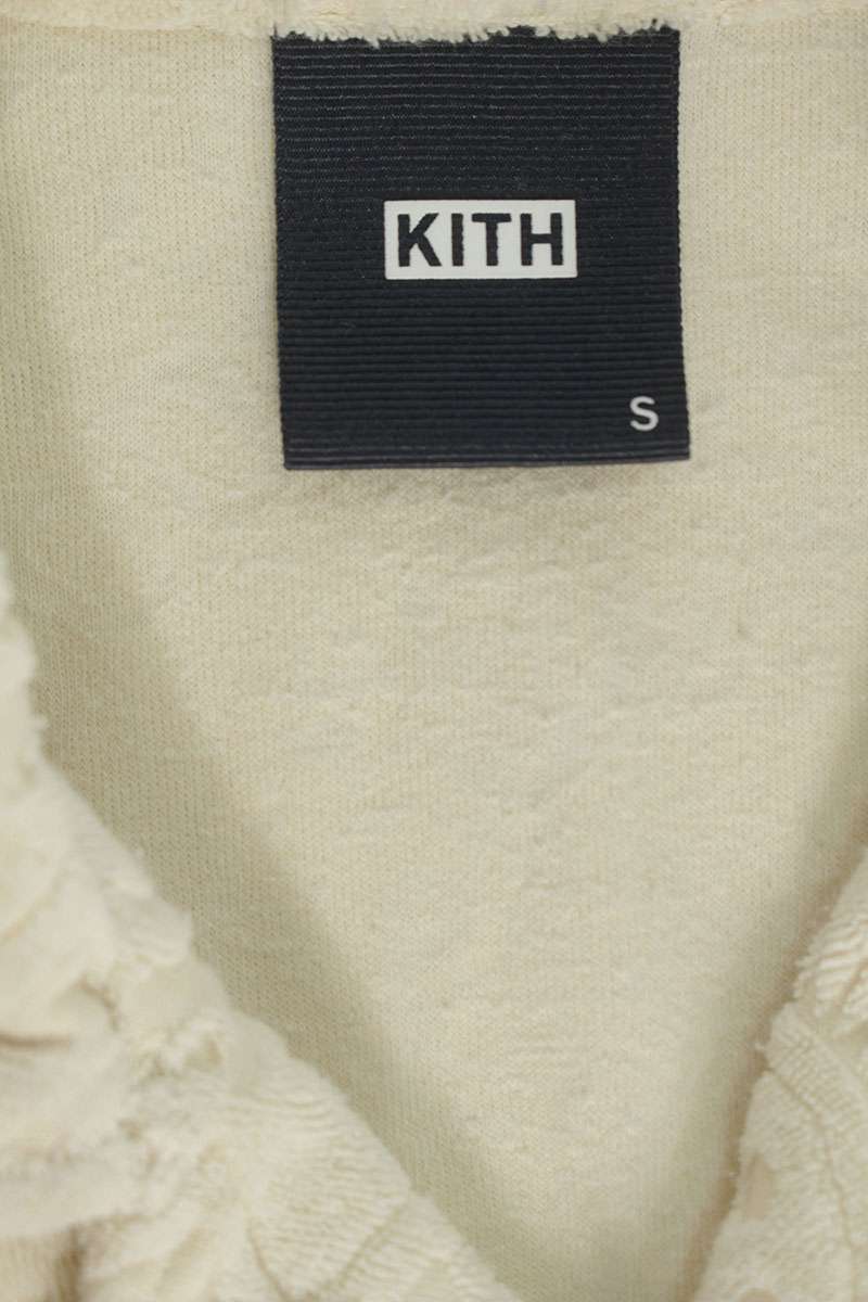 KITH Off-White Terry Cloth S/S Shirt Size S