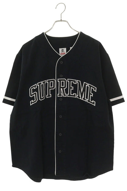 SUPREME 23SS x Timberland Baseball Jersey Black Size M
