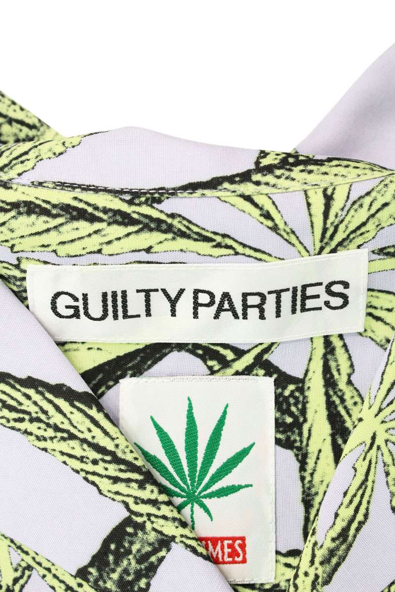 WACKO MARIA Purple HIGH TIMES Print Aloha S/S Shirt Size L