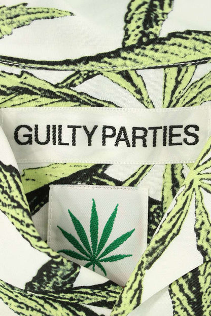 WACKO MARIA White HIGH TIMES Print Aloha S/S Shirt Size XL