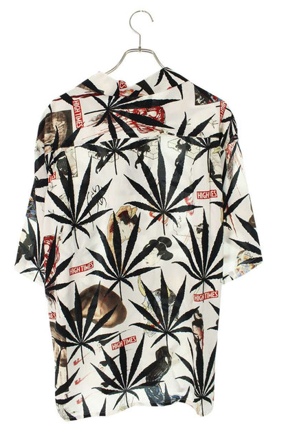 WACKO MARIA White HIGH TIMES Ukiyo-e Aloha S/S Shirt Size XL