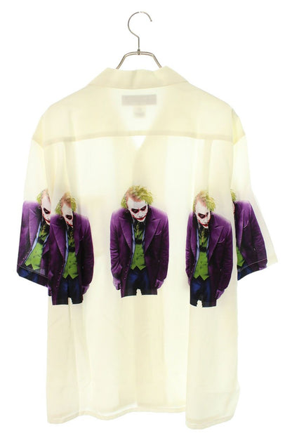 WACKO MARIA Movie Print Tencel Aloha S/S Shirt White Size XL
