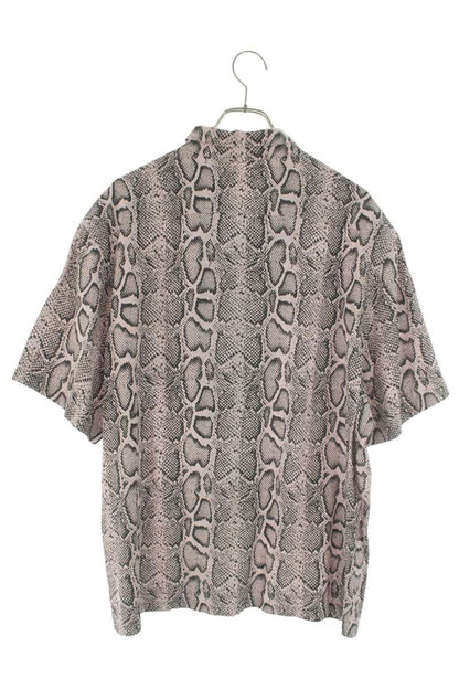 SUPREME 24SS Snake Pattern Rayon SS Shirt Pink Size XL