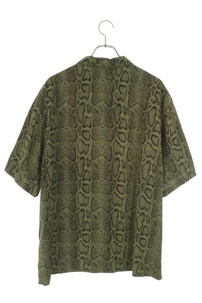 SUPREME 24SS Snake Pattern Rayon SS Shirt Green Size XL