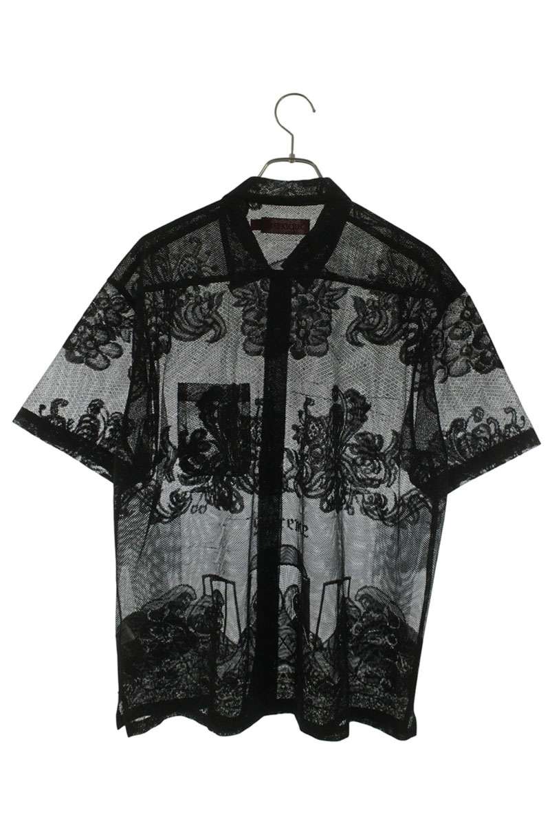 SUPREME 25SS Last Supper Lace SS Shirt Black Size L
