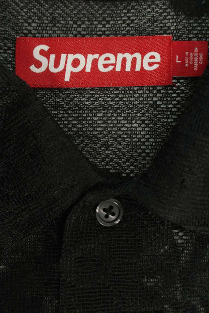 SUPREME 25SS Last Supper Lace SS Shirt Black Size L