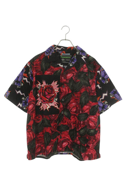 PRADA Frankenstein Print Cotton S/S Shirt Multi Size L