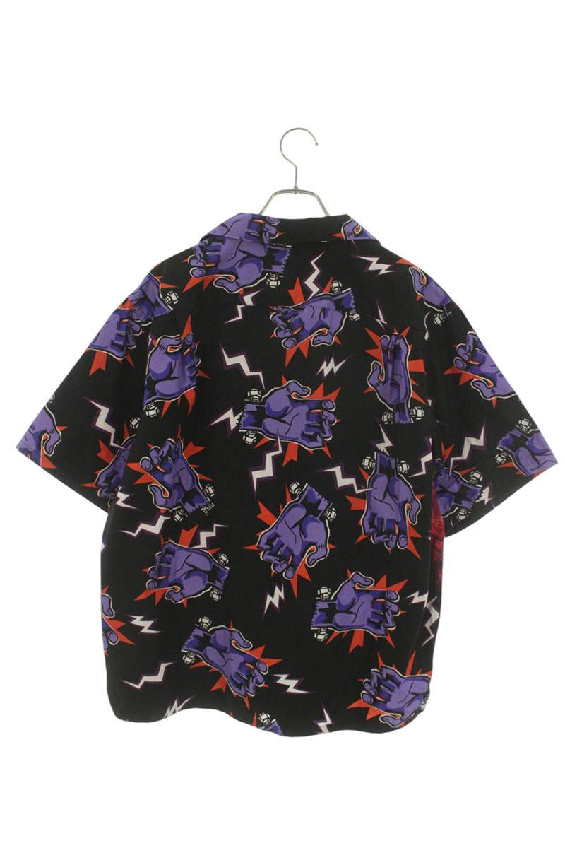 PRADA Frankenstein Print Cotton S/S Shirt Multi Size L