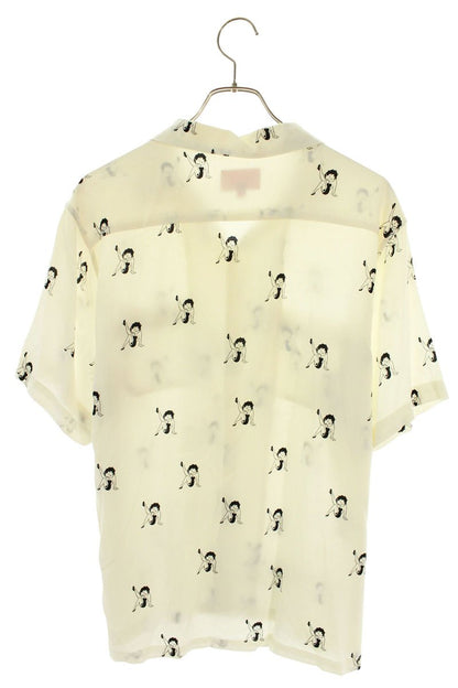 SUPREME 16SS Betty Boop Rayon S/S Shirt White Size M