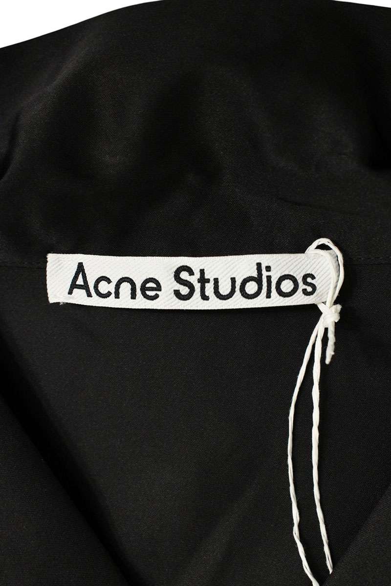 ACNE STUDIOS Allover Print Rayon S/S Black/White Size XL