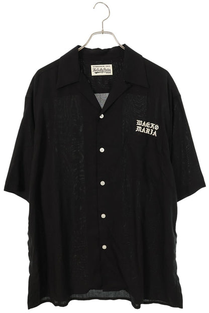 WACKO MARIA Multi Logo Embroidered Open Collar S/S Size L