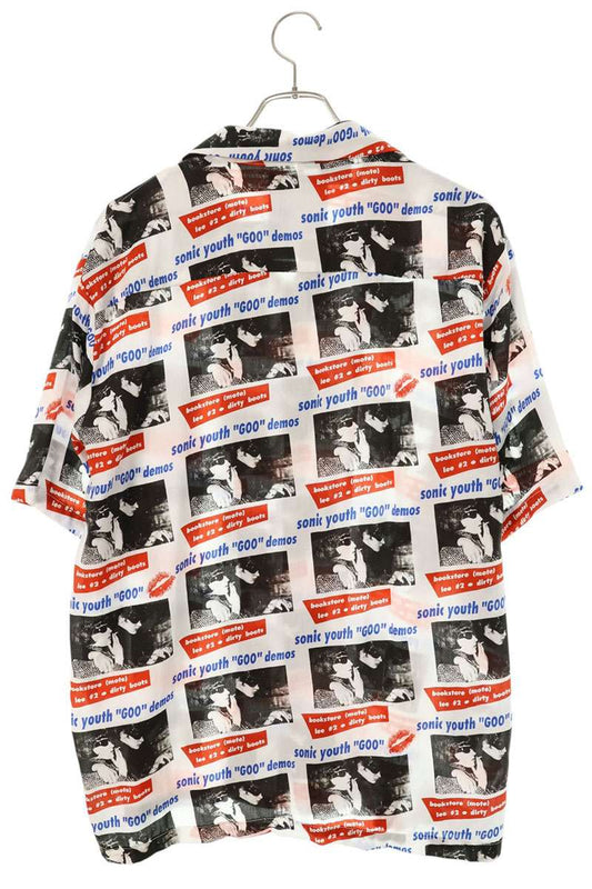 HYSTERIC GLAMOUR SONIC YOUTH GOO DEMOS Rayon SS Shirt Size L