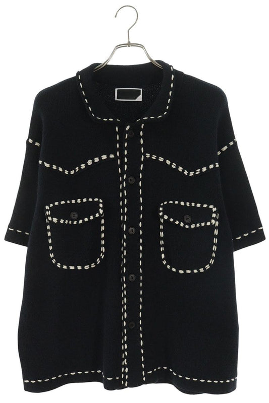 PHINGERIN 26SS Black Stitch Design S/S Shirt Size L