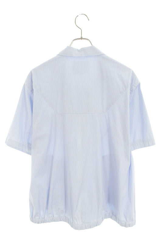 Sacai 25SS Multi Striped Zip-Up Cotton SS Shirt Size 3