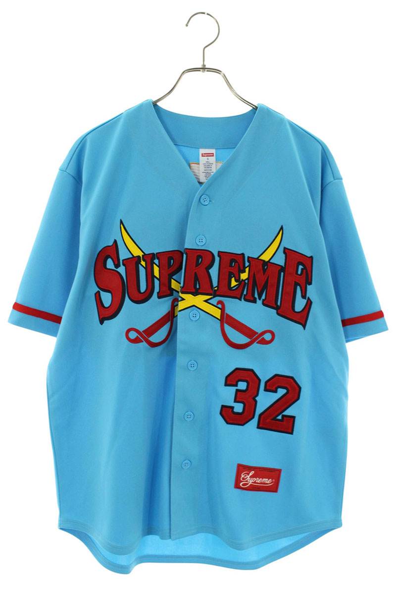 SUPREME 25AW Swords Baseball Jersey Shirt Size S