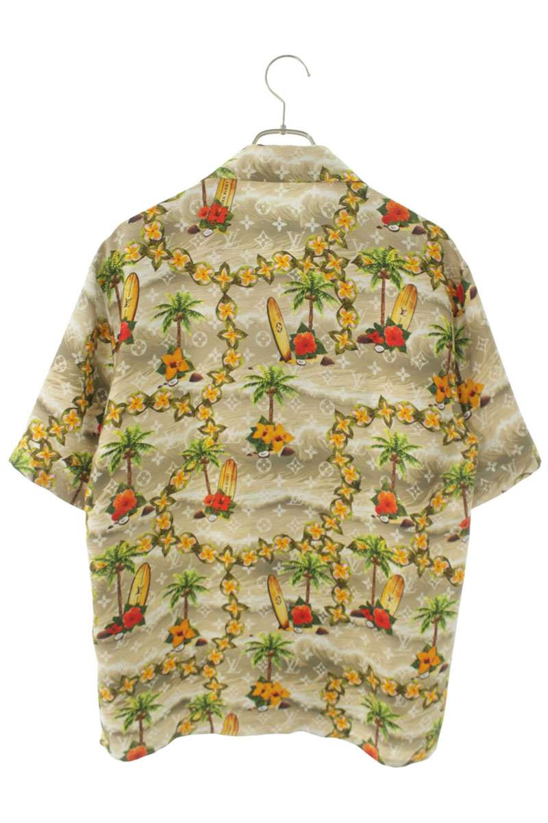 LOUISVUITTON 24AW Monogram All-Over Sleeve Shirt Size XS