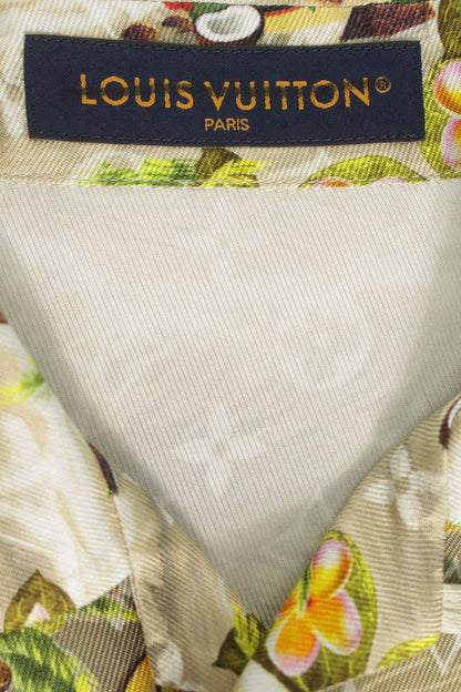 LOUISVUITTON 24AW Monogram All-Over Sleeve Shirt Size XS