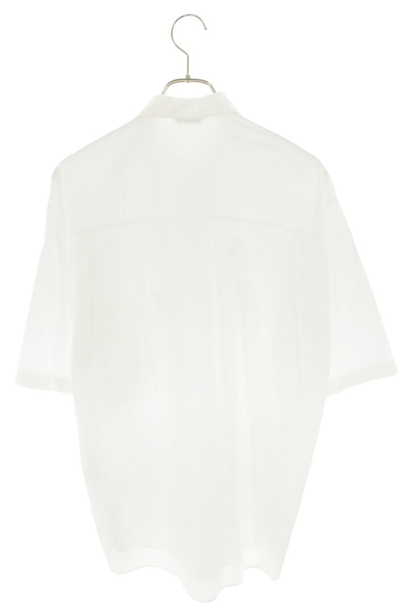 AURALEE 25SS White Washed Finx Twill Big Half Sleeve Size 4