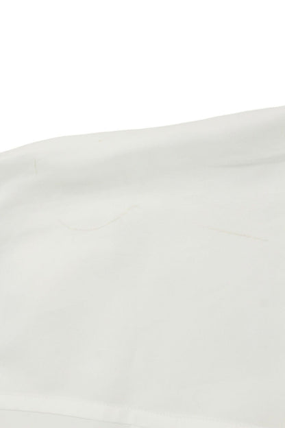 AURALEE 25SS White Washed Finx Twill Big Half Sleeve Size 4