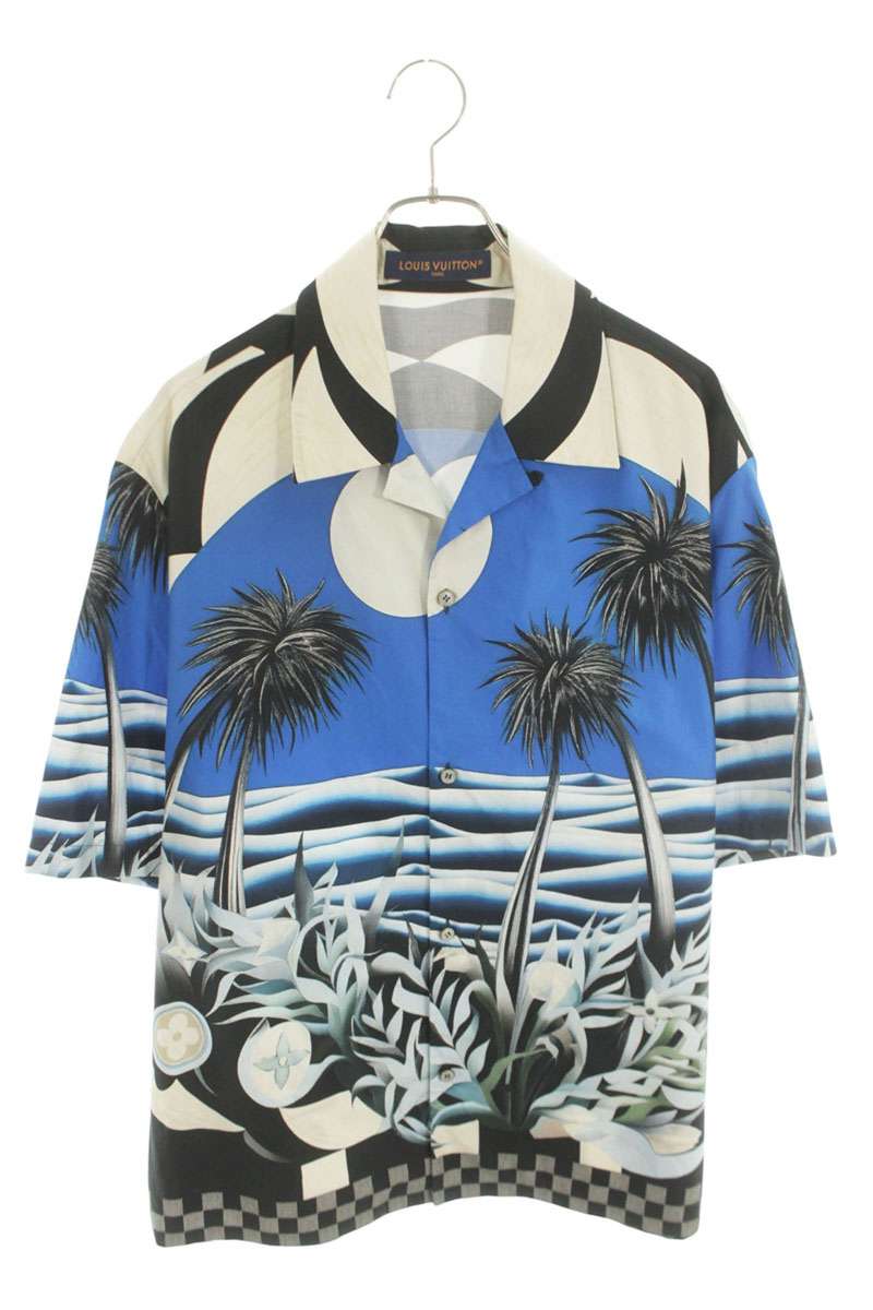 LOUISVUITTON 24AW Print Cotton S/S Shirt Size L