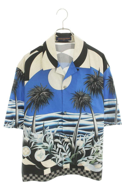 LOUISVUITTON 24AW Print Cotton S/S Shirt Size L