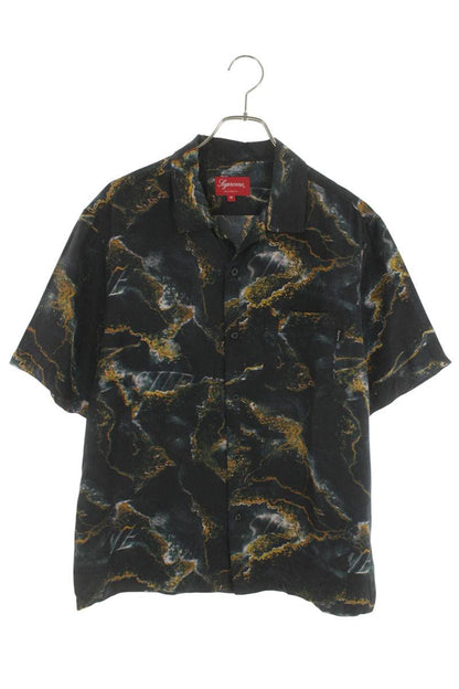 SUPREME 20AW Marble Silk S/S Shirt Size M