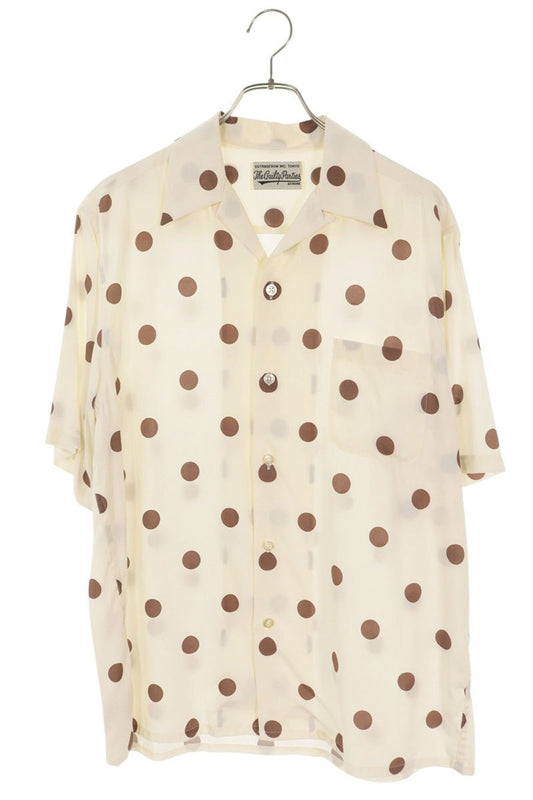 WACKO MARIA Dot Pattern Rayon Short Sleeve Shirt Size M