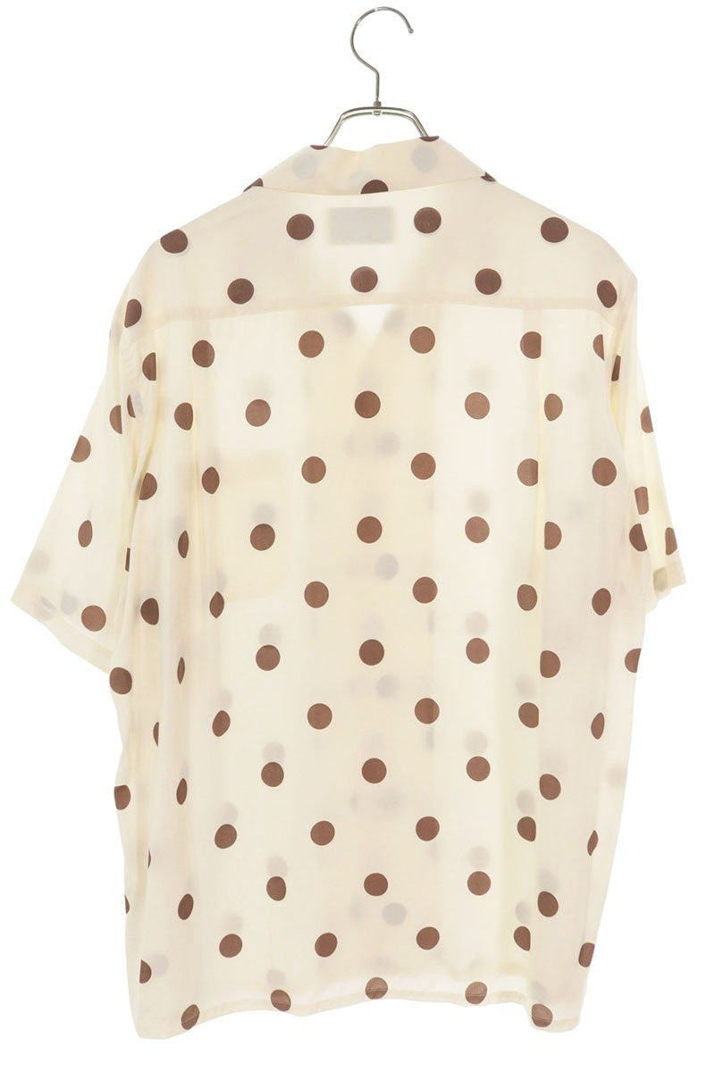 WACKO MARIA Dot Pattern Rayon Short Sleeve Shirt Size M