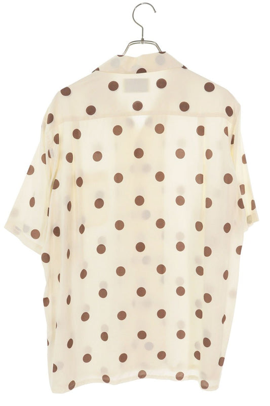 WACKO MARIA Dot Pattern Rayon Short Sleeve Shirt Size M