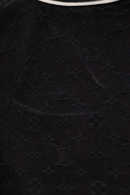 LOUISVUITTON 23AW Monogram Denim Baseball S/S Shirt Size 4L