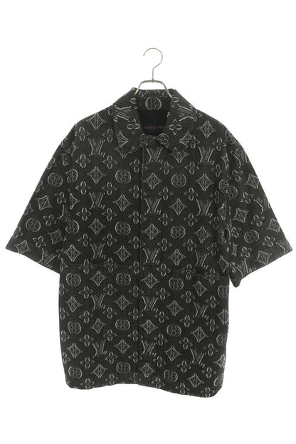 LOUISVUITTON 23AW Monogram Denim S/S Shirt Size M