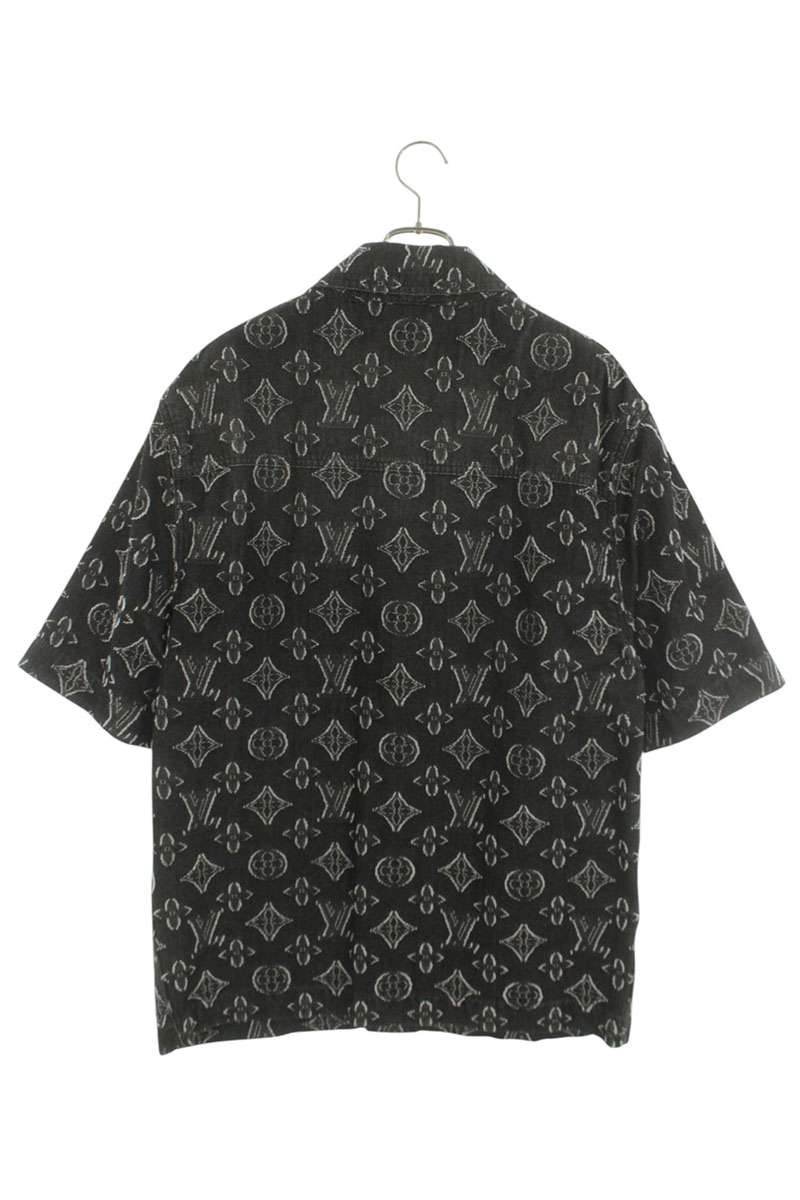 LOUISVUITTON 23AW Monogram Denim S/S Shirt Size M