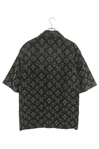 LOUISVUITTON 23AW Monogram Denim S/S Shirt Size M