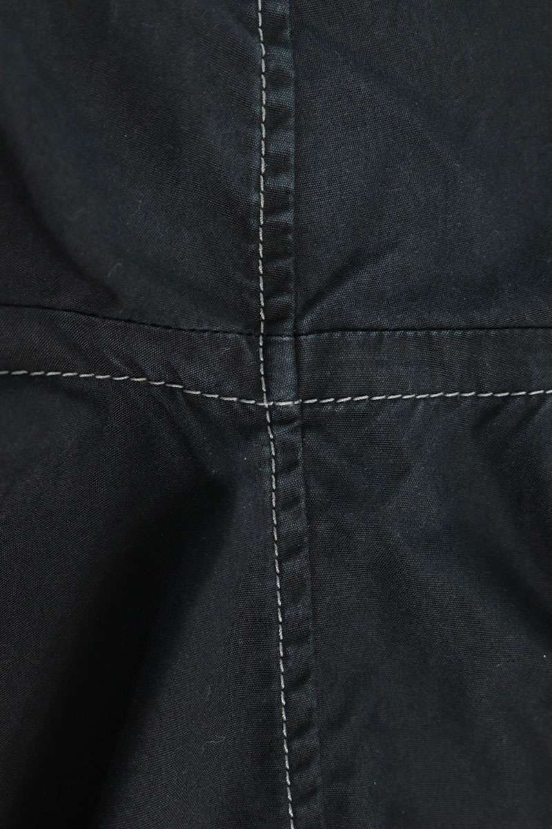 PRADA Triangle Logo Open Collar S/S Cotton Shirt Size M